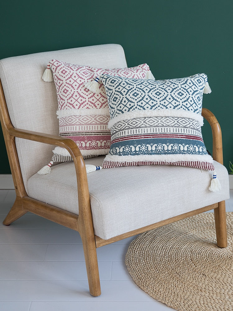 Moroccan Tassel Pillow Covers