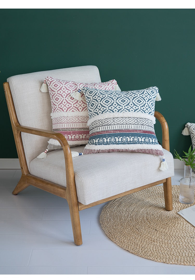 Moroccan Tassel Pillow Covers