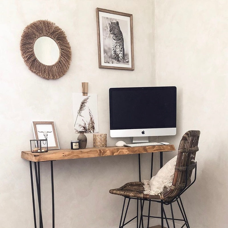Boho Woven Rope Mirror