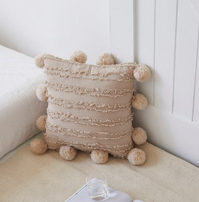 Pompom Tassel Pillow Covers