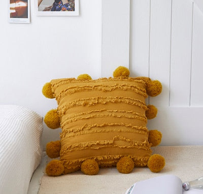 Pompom Tassel Pillow Covers