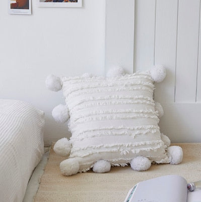 Pompom Tassel Pillow Covers
