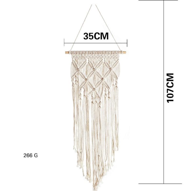 Macrame Dream Catcher Boho Wall Hangings, Star, Moon (8 Styles)
