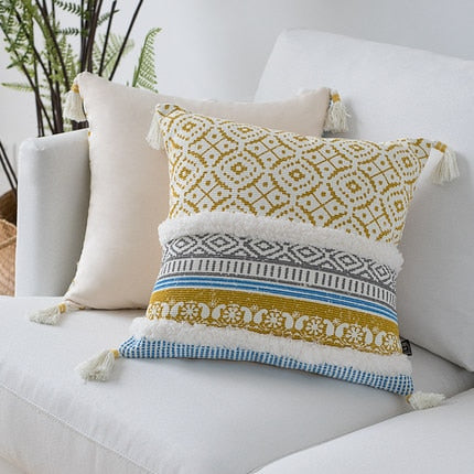 Moroccan Tassel Pillow Covers
