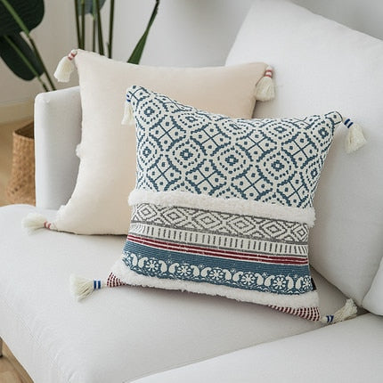 Moroccan Tassel Pillow Covers