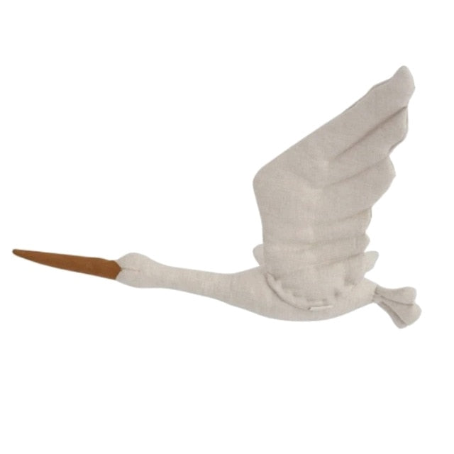 Plush Cotton Swan Wall Hanging