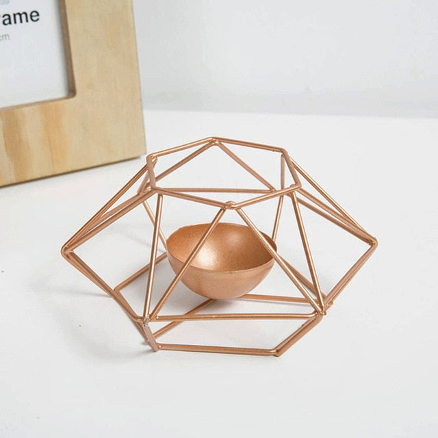 Nordic Style Geometric Candle Holders