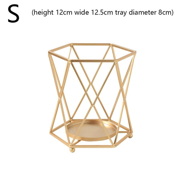 Nordic Style Geometric Candle Holders