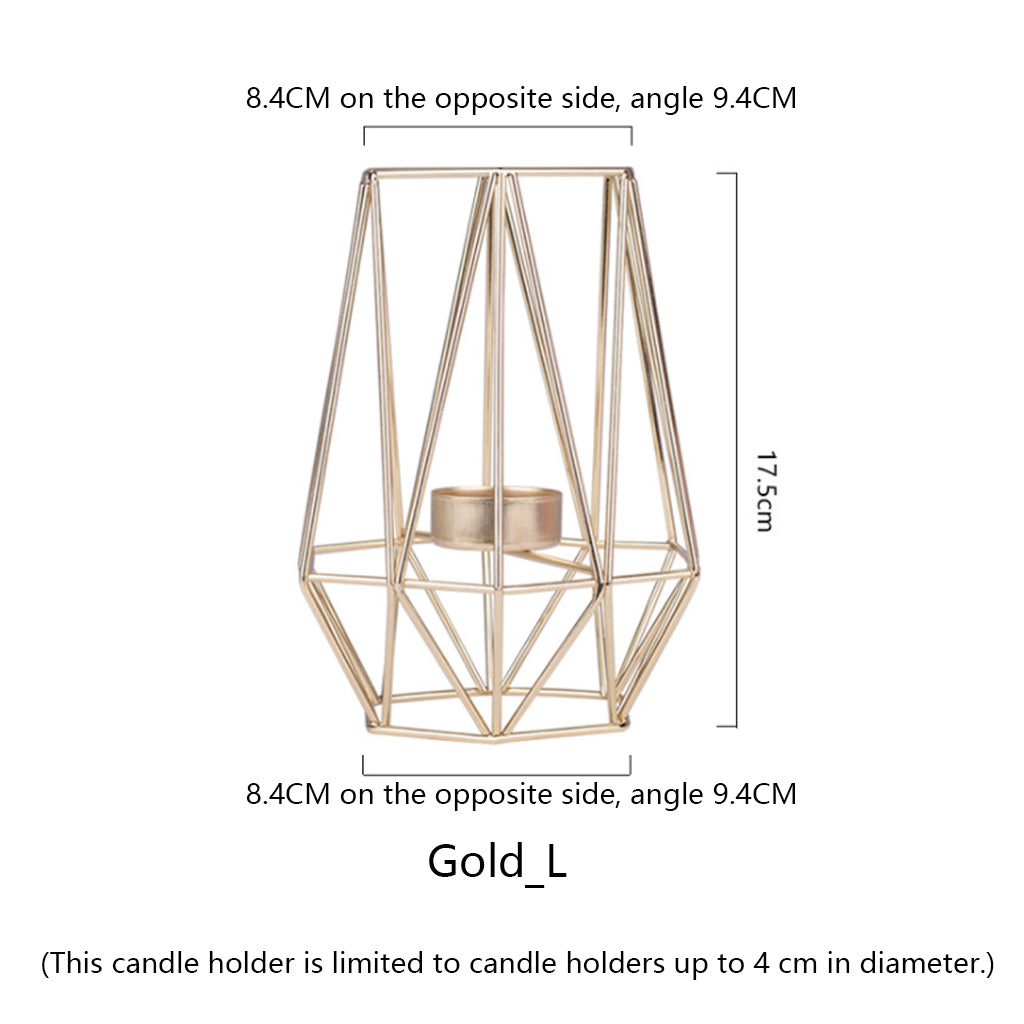 Nordic Style Geometric Candle Holders