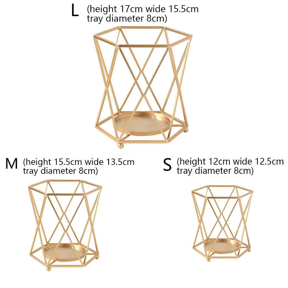 Nordic Style Geometric Candle Holders