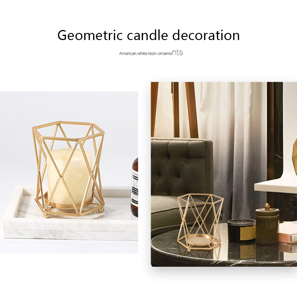 Nordic Style Geometric Candle Holders