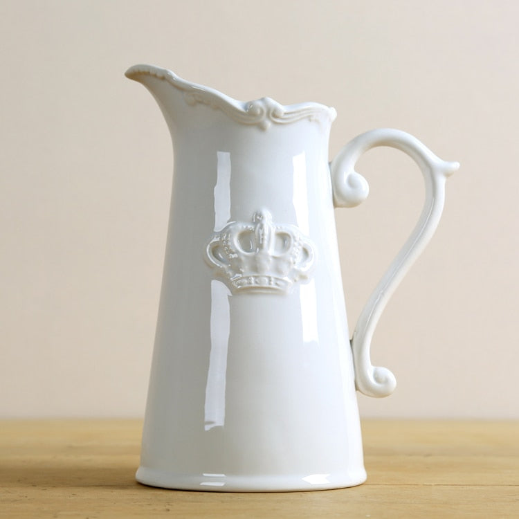 Vintage Ceramic Crown Pitcher/Jug