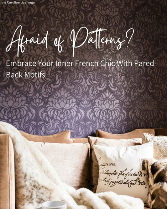 Afraid of Patterns? Embrace Your Inner French Chic With Pared-Back Motifs