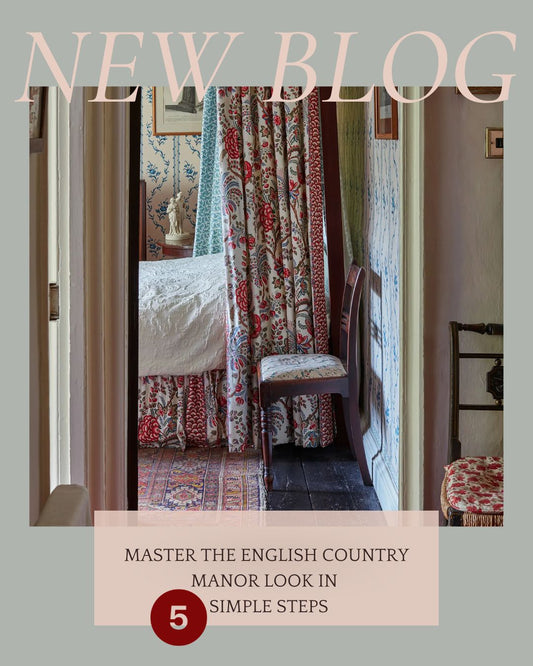 Master the English Country Manor Look in 5 Simple Steps