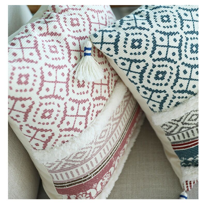 Moroccan Tassel Pillow Covers