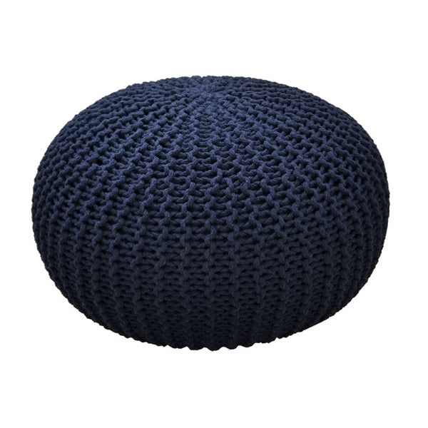 Handmade Modern Knitted Ottoman Pouf