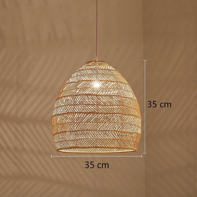 Modern Rattan Pendant Light