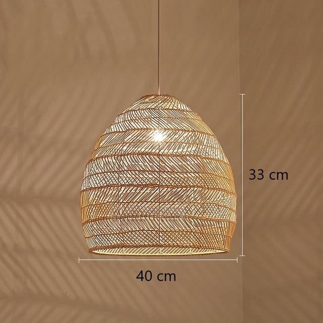 Modern Rattan Pendant Light