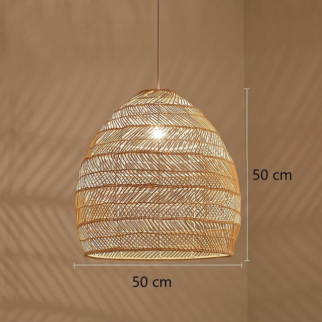 Modern Rattan Pendant Light