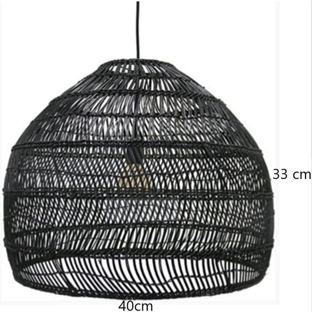 Modern Rattan Pendant Light