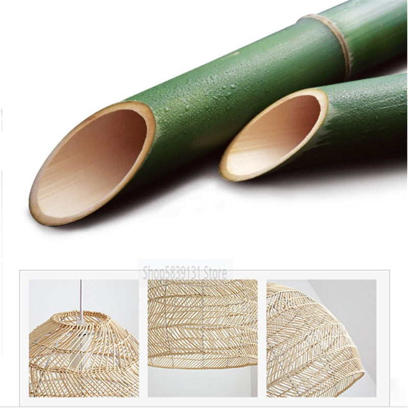 Modern Rattan Pendant Light