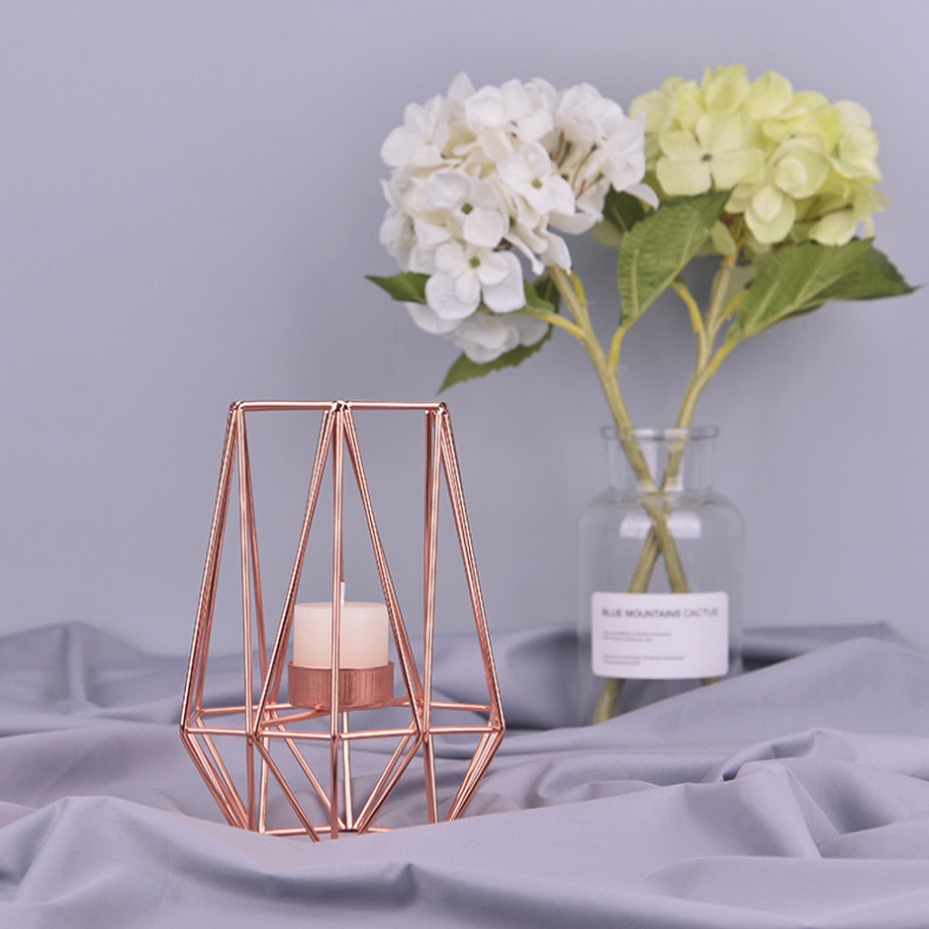 Nordic Style Geometric Candle Holders