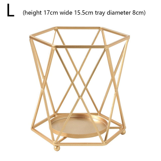 Nordic Style Geometric Candle Holders