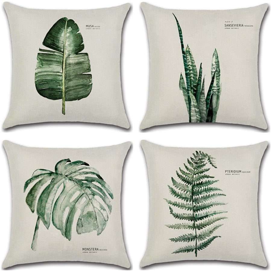 Botanical Print Pillow Covers